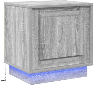 vidaXL Stoliki nocne Szary sonoma Drewno sklejkowe 44 x 34,5 x 45 cm (869572) 2