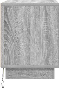vidaXL Stoliki nocne Szary sonoma Drewno sklejkowe 44 x 34,5 x 45 cm (869572) 7