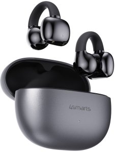 4smarts Open Ear Bluetooth Kopfhrer SkyBuds Clip spacegrau 3