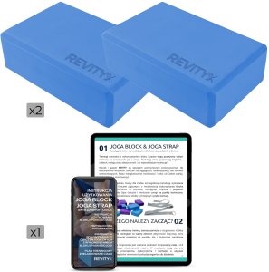 Revity Klocki kostki bloki do jogi 23 x 15 x 7.5 cm 2 szt. 15