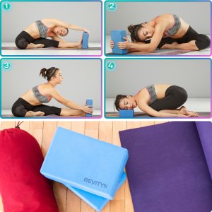 Revity Klocki kostki bloki do jogi 23 x 15 x 7.5 cm 2 szt. 9