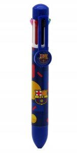 Długopis szkolny FC Barcelona niebieski czarny dla dzieci prezent 8 kolorów 6
