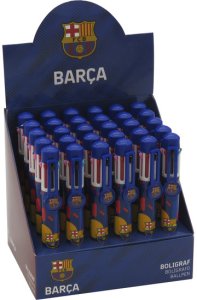 Długopis szkolny FC Barcelona niebieski czarny dla dzieci prezent 8 kolorów 7