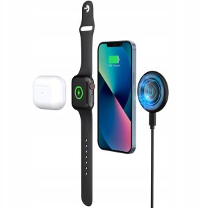 Ładowarka indukcyjna MagSafe WR-3in1 Uniwersalna 3