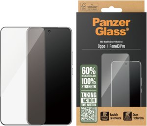 PanzerGlass Szklo hartowane Ultra-Wide Fit w. Black Frame do Oppo Reno13 Pro 2