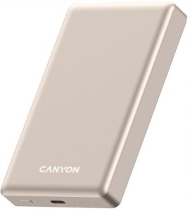 CANYON Powerbank OnPower 510 slim Magsafe 10000 mAh PD20W Beżowy 4