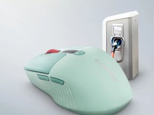 CANYON Mysz bezprzewodowa MW-26 LCD Cicha Dwa Tryby Zielona 3