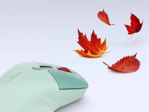 CANYON Mysz bezprzewodowa MW-26 LCD Cicha Dwa Tryby Zielona 4