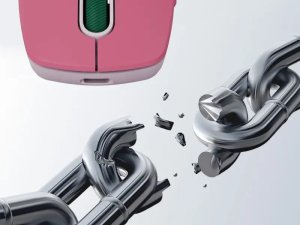 CANYON Mysz bezprzewodowa MW-26 LCD Cicha Dwa Tryby Różowa 3