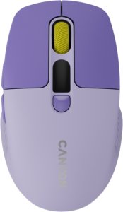 CANYON Mysz bezprzewodowa MW-26 LCD Cicha Dwa Tryby Fioletowa 1