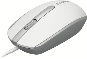 CANYON Mysz przewodowa M-10 Biało - Szara 4
