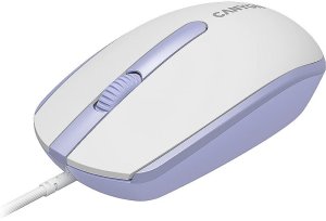CANYON Mysz przewodowa M-10 Biało - Lawendowa 4