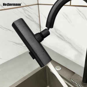 Końcówka do kranu Heckermann WM-214 Czarna 5