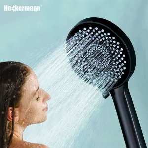 Bateria wannowa Heckermann Bateria wannowa ścienna AF5 Czarna 6