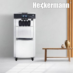 Maszynka do lodów Heckermann Maszyna do lodów włoskich 3 SMAKI 2x 6L 28L/H Heckermann 8228T 3
