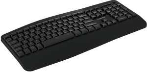 CANYON Klawiatura HKB-W6 Bezprzewodowa Ergonomia Czarna 4