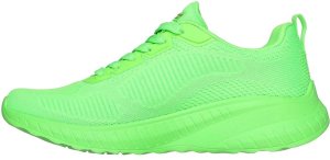 Buty damskie SKECHERS BOBS Squad Chaos  (117216-LIME) 38.5 4
