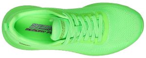 Buty damskie SKECHERS BOBS Squad Chaos  (117216-LIME) 38.5 5