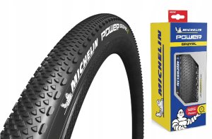 MICHELIN TIRE POWER GRAVEL Juodas V2 700X40C COMPETITION LINE KEVLAR TS TLR (263789) 1