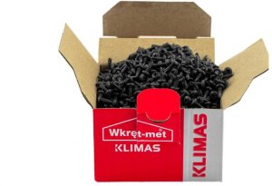 Wkręty pchełki samowiercące typu TEX do metalu 3,5x9,5 mm fosfatowane KLIMAS 1000szt 1