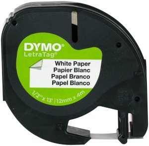 Drukarka etykiet DYMO LetraTag 200B BLUETOOTH dla domu, dzieci, home Office (LT-200B) 2172855 + taśma papierowa 12mm + CONTIGO B 7