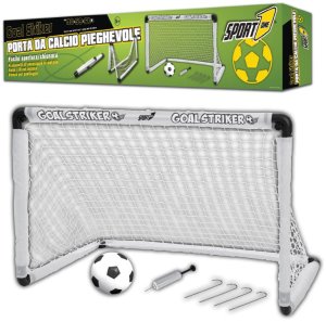 Sport One Sport1 Foldbart fodbolmål med fodbold og pumpe 1