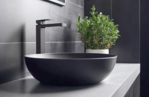 Valvex bateria umywalkowa stojąca, wysoka ARS, gun metal 2419860 3