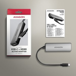 AXAGON RVC-HI8KPD, USB-C -> HDMI 2.1 konwerter / adapter, 8K/60Hz, 4K/144Hz, HDR10+, PD100W 7
