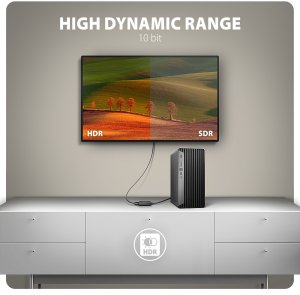 AXAGON RVD-HI20N, DisplayPort -> HDMI 2.0b konwerter / adapter, 4K/60Hz 4