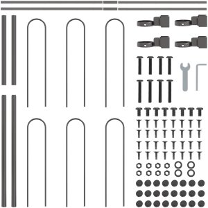 Ogrodzenie z humorem Szare 5,1x1 m Stal 5