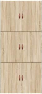 Rama łóżka do przechowywania Sonoma Oak 80x200 cm 9