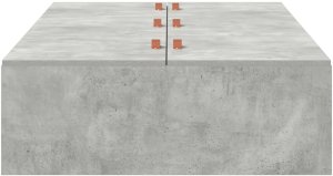 Rama łóżka z miejscem na przechowywanie Szary Beton 100x200 cm 6