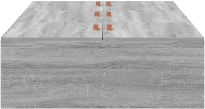 Rama łóżka do przechowywania Szary Sonoma 100x200 cm 6