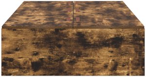 Ramka łóżka z miejscem na przechowywanie w kolorze dębu wędzonego 100x200 cm 6