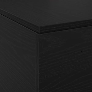 Łóżko z miejscem na przechowywanie Czarny Dąb 150x200 cm 12