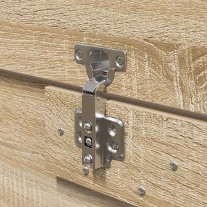 Rama Łóżka Do Przechowywania Sonoma Dąb 160x200 cm 11