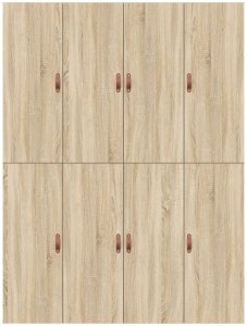 Rama Łóżka Do Przechowywania Sonoma Dąb 160x200 cm 9