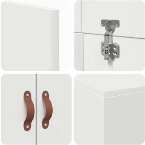 Rama łóżka z miejscem na przechowywanie Biała 90x190 cm 10