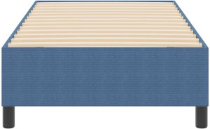 vidaXL Box Spring Bed Niebieski 90x200 cm z materiału sztruksowego 6