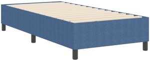 vidaXL Box Spring Bed Niebieski 90x200 cm z materiału sztruksowego 8