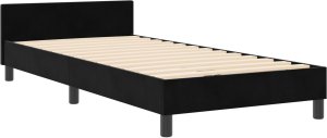 Rama Łóżka Czarna 80x200 cm Aksamit 6
