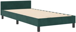 Stelaż łóżka Ciemnozielony 90x200 cm Aksamit 6
