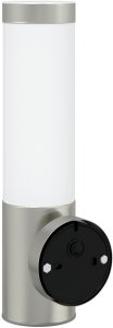 życieXL Zewnętrzne Oświetlenie Ścienne z Czujnikiem 2 szt. Srebrny Stal nierdzewna IP44 6