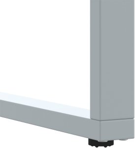 vidaXL Stół do jedzenia na zewnątrz Szary 140x80x75 cm Stal i Drewno Akacjowe 9