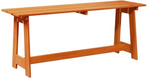 ławka ogrodowa Akacja 119x35x47 cm Lite drewno sosnowe 6