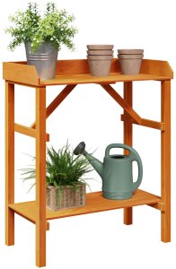 vidaXL Stół do pielęgnacji roślin Akacja 75x40x90 cm Lite drewno Sosna 3