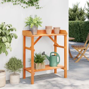 vidaXL Stół do pielęgnacji roślin Akacja 75x40x90 cm Lite drewno Sosna 4