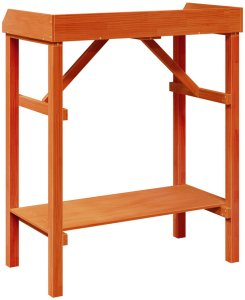vidaXL Stół do pielęgnacji roślin Akacja 75x40x90 cm Lite drewno Sosna 7