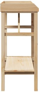 vidaXL Stół ogrodowy do pielenia 75x40x90 cm z drewna sosnowego 6