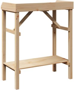 vidaXL Stół ogrodowy do pielenia 75x40x90 cm z drewna sosnowego 7
